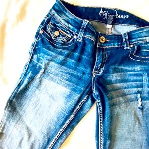 2x$30 blue jeans 👖 size 7/8